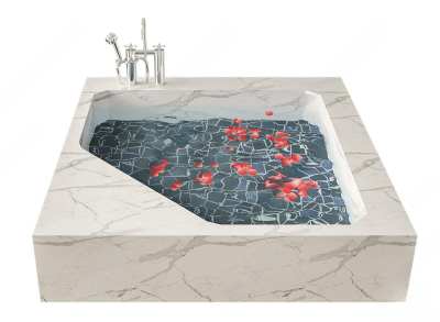 现代浴缸浴盆3D模型下载